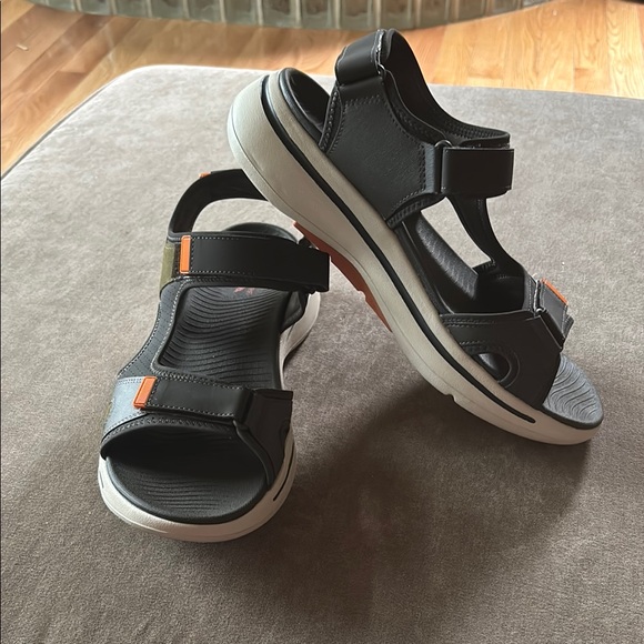 Skechers Other - Skechers Black and Orange Men's Sandals
